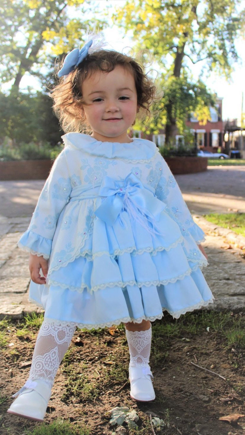 Sonata Blue Rose Dress